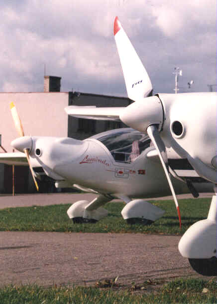  Lambada in front of hangar